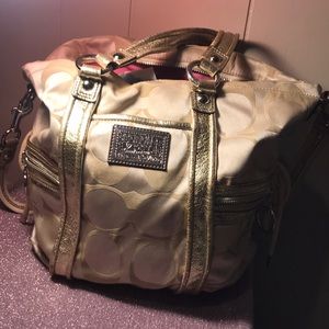 Coach signature handbag